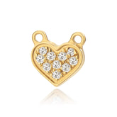 Moment 18K Heart Flat Charm